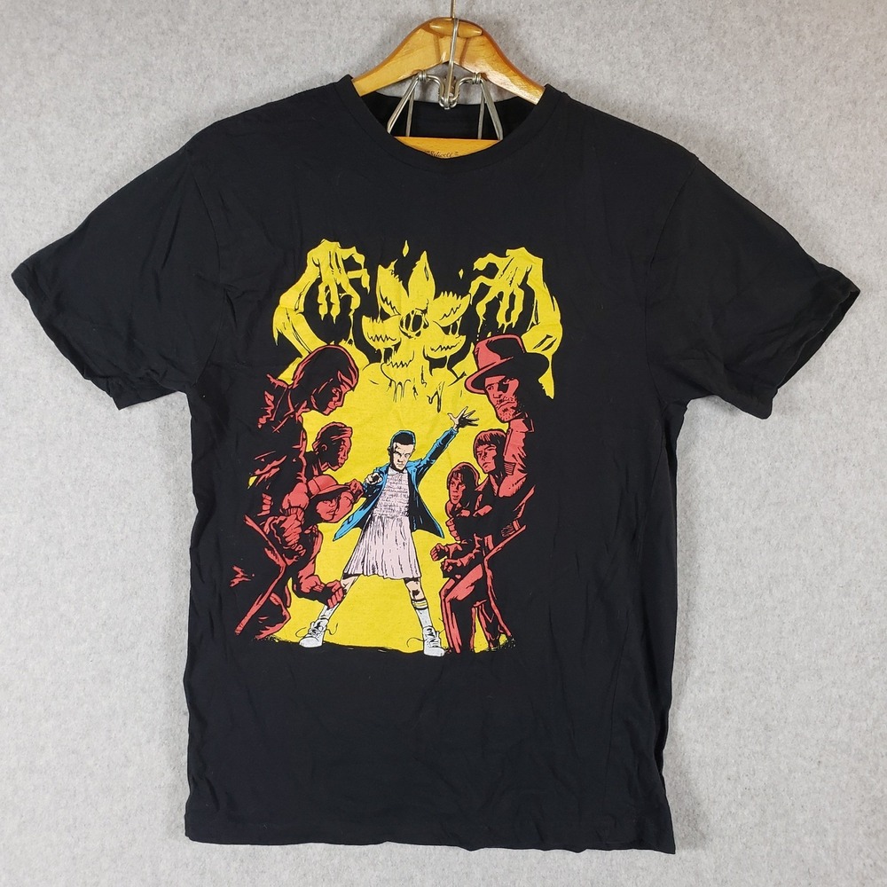 Stranger Things Shirt Mens L Loot Crate Exclusive Eleven Demogorgon Netflix Blac
